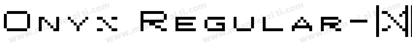 Onyx Regular字体转换